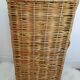 Old wicker trunk
