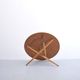 Adjustable cherry wood table by Jürg Bally for Wohnhilfe, 1950s