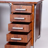 Bureau en chêne Bauhaus par Vichr a spol Tchéquie années 1930