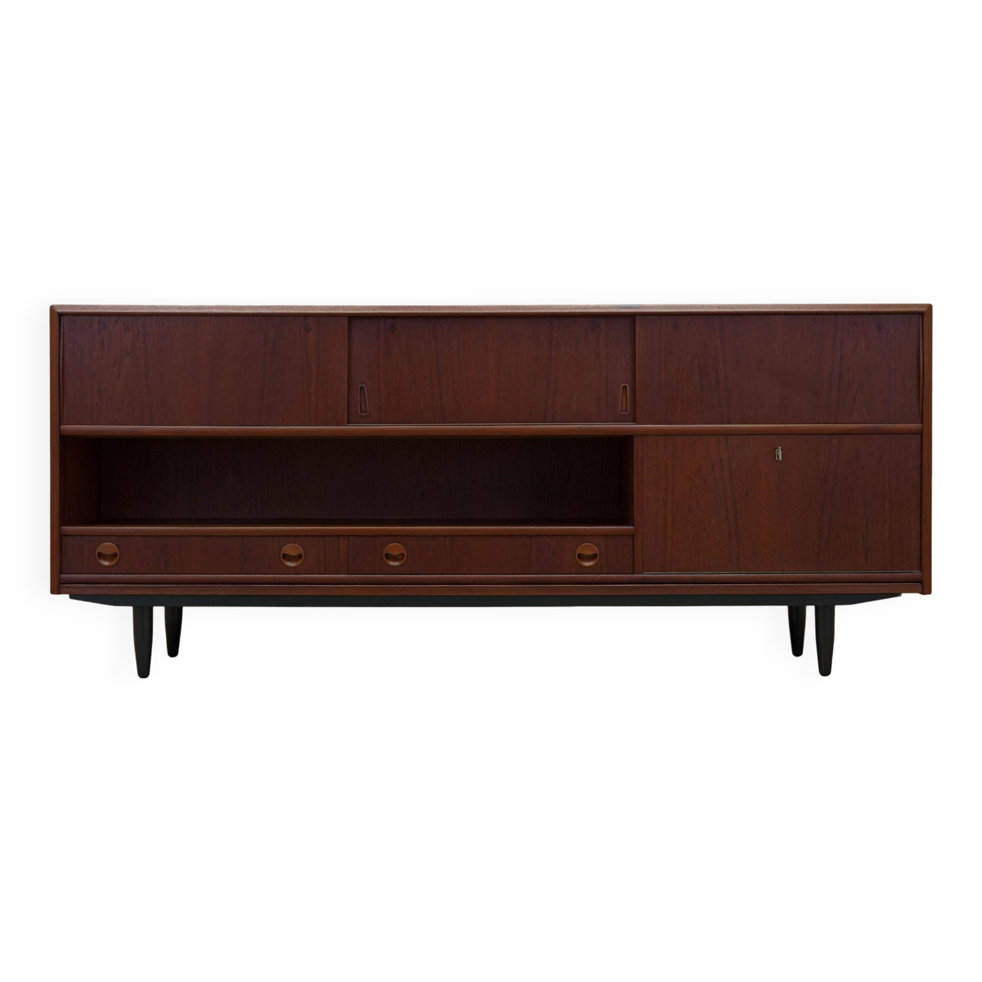 Teak sideboard, Danish design, 1970s, made in Denmark
