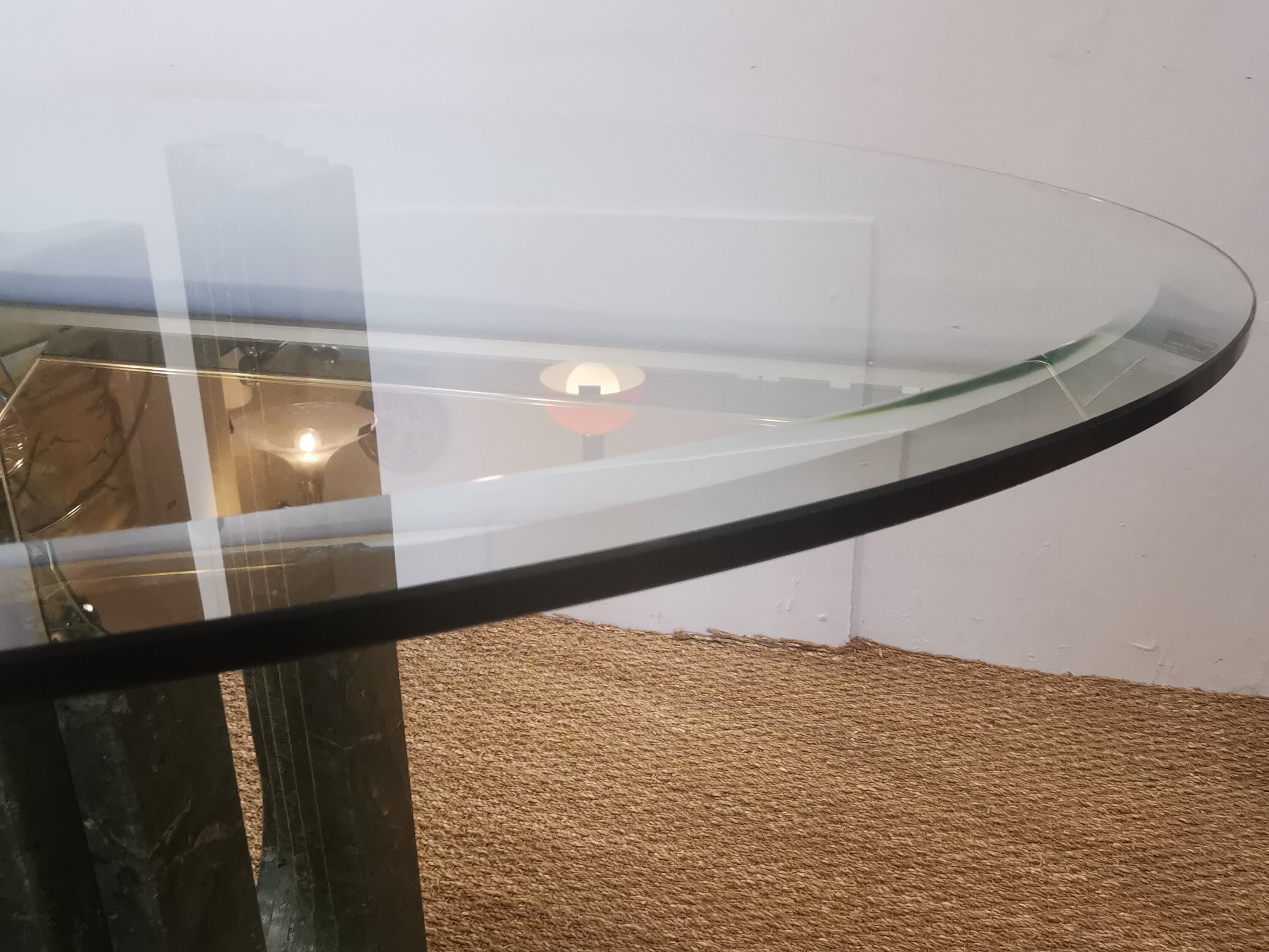 Marble and glass dining table Carlo SCARPA for CATTELAN Italia circa 1970