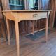 Art Nouveau desk in solid beech.