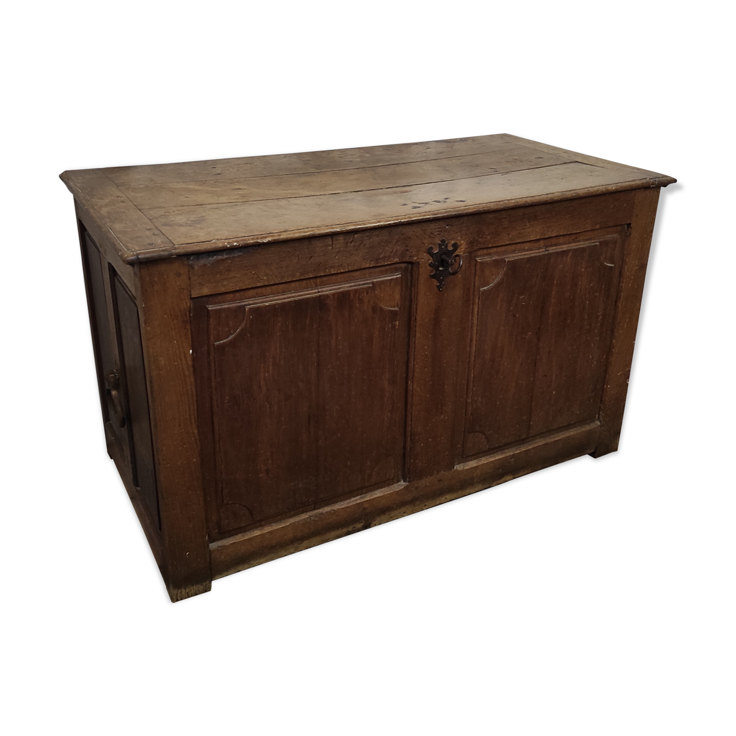 Trunk / trunk in oak 19th