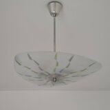 Zukov opal glass pendant chandelier, 1960s