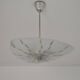Lustre suspension verre opalin Zukov , année 60
