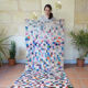 Plaid "corridor" boucherouite rug 100x200cm