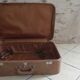 Old leather suitcase