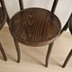Set of 4 ton wooden dining chairs, 20th century, czechoslovak, 90 × 46 cm