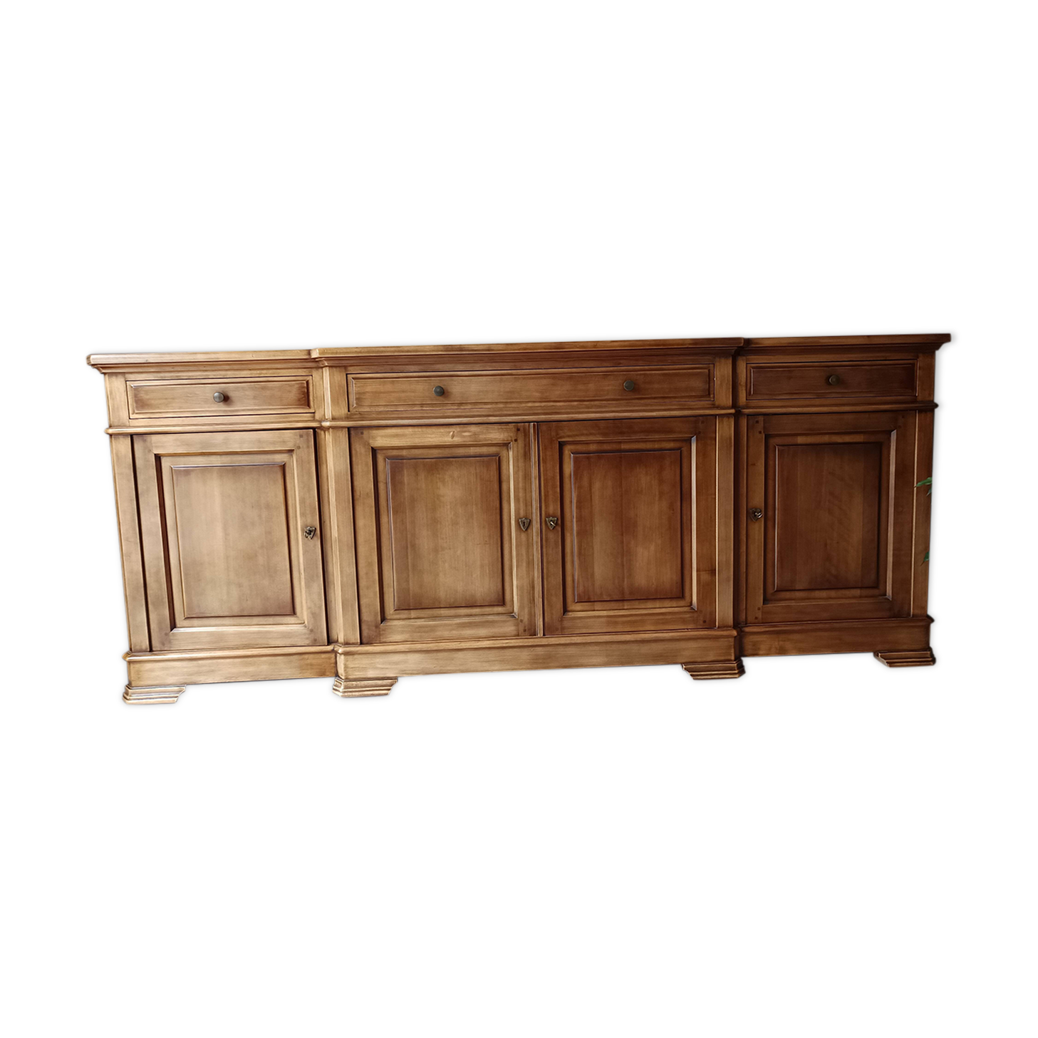 Louis Philippe style sideboard in solid cherry wood
