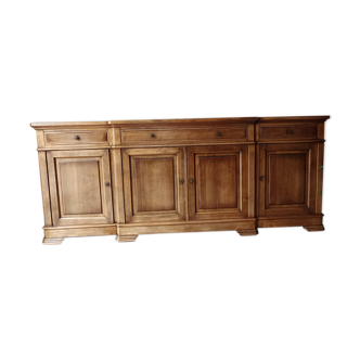 Louis Philippe style sideboard in solid cherry wood