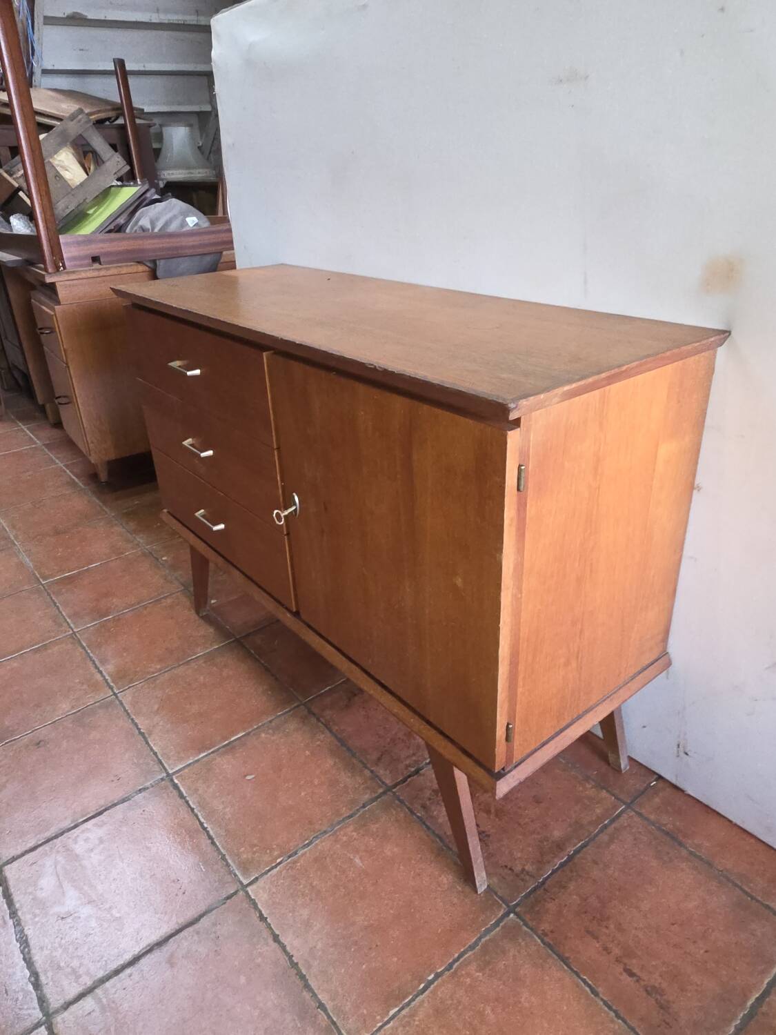 Vintage oak sideboard from the 60s