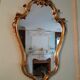 Miroir en bois doré 82x50cm