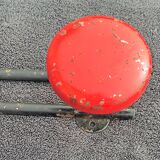 Porte manteau to 3 red patères year 1950