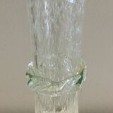 Bubbled glass soliflore vase