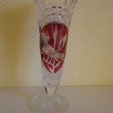 Cut crystal vase - 1960s
