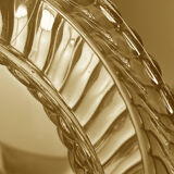 Baccarat signed modular centrepiece in solid crystal.