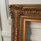 Wooden frame with stucco and gilding from around 1900