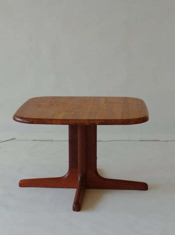 table basse en teck, design danois, années 1970