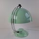Mid-Century Mint Green Czech Desk Lamp with Chrome and Adjustable Shade