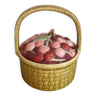 Sarreguemine majolica pot