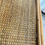 Vintage rattan trolley
