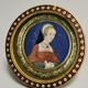 Pair of old Frames Photos / miniature portraits. Cloisonné enamels