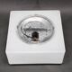 1970s Milky Glass Square Ceiling Light, Czechoslovakia