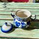 Sucrier porcelaine vintage URSS