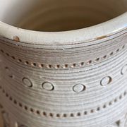 Cracked ceramic vase after Jean Besnard