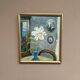 Swedish Oil on Panel – “The White Lily” by M. Niklas (May Nicklasson)