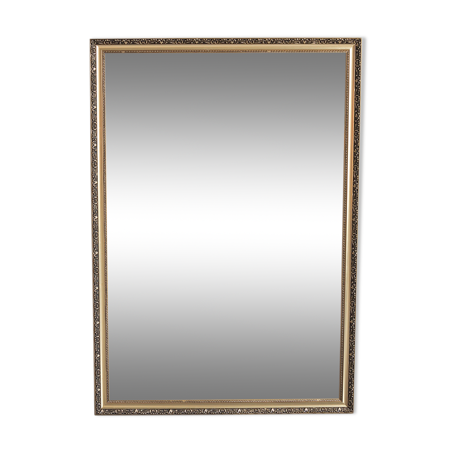 Mirror beveled gold 93x64 cm