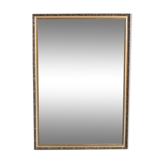 Mirror beveled gold 93x64 cm