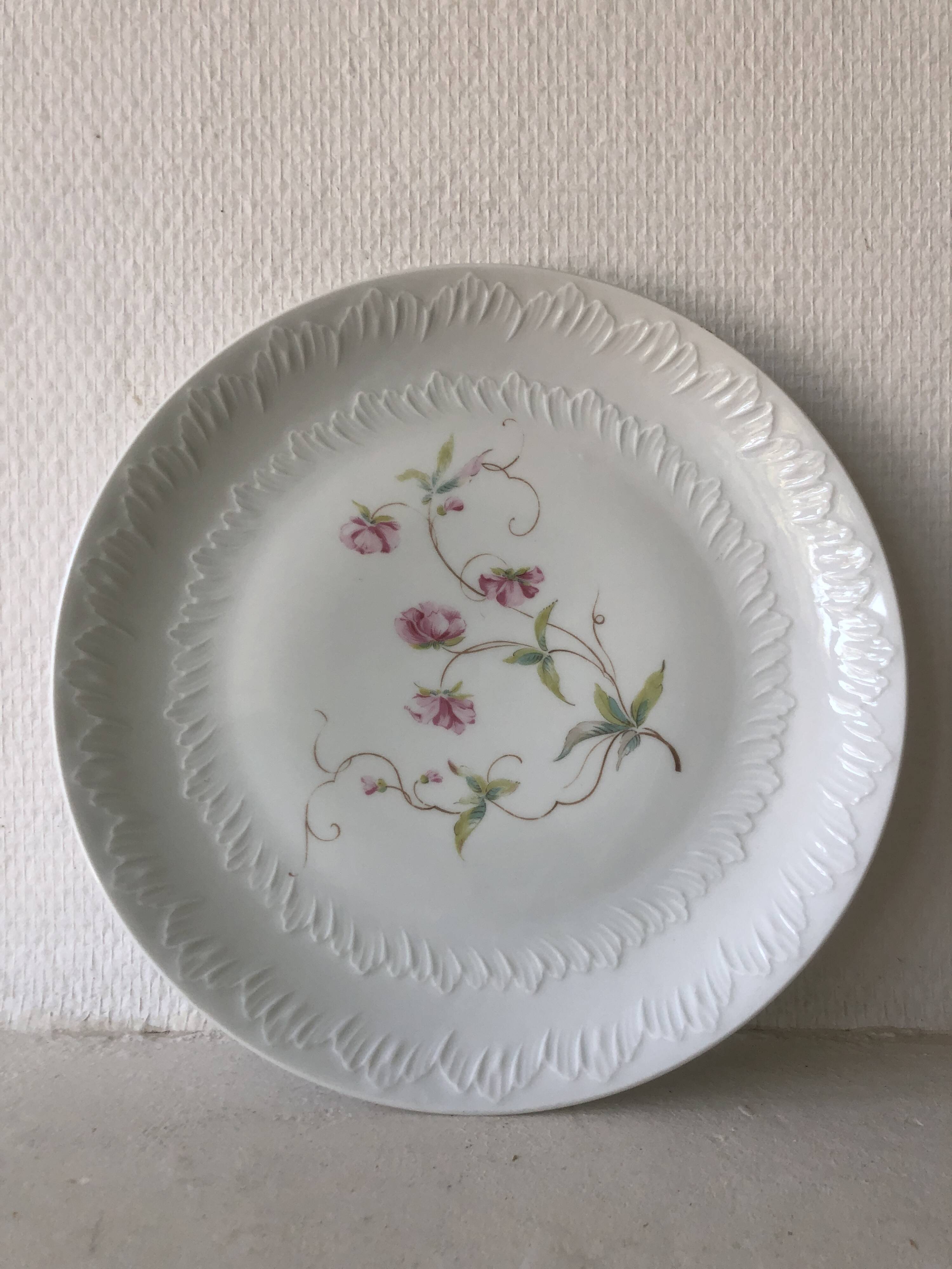 Limoges porcelain dinner plates