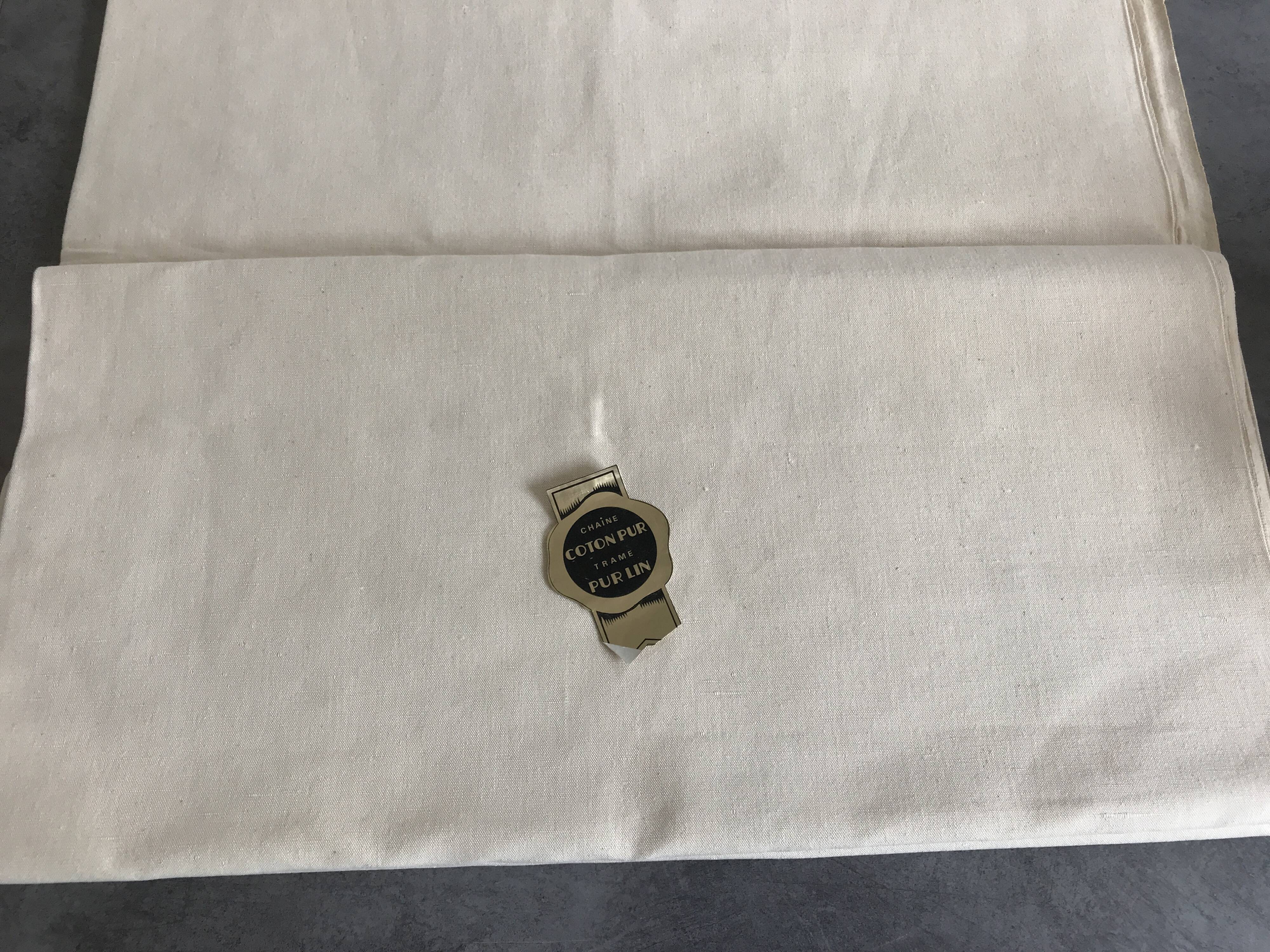 Antique Ecru Métis Canvas Sheet 220 x 310 cm, 50s/60s