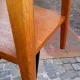 Side table, console with tapered legs, 1970s Scandinavian design.