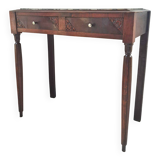 Art Deco Wooden and Marble Console Table