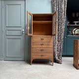 Parisian display cabinet in oak (renovated)
