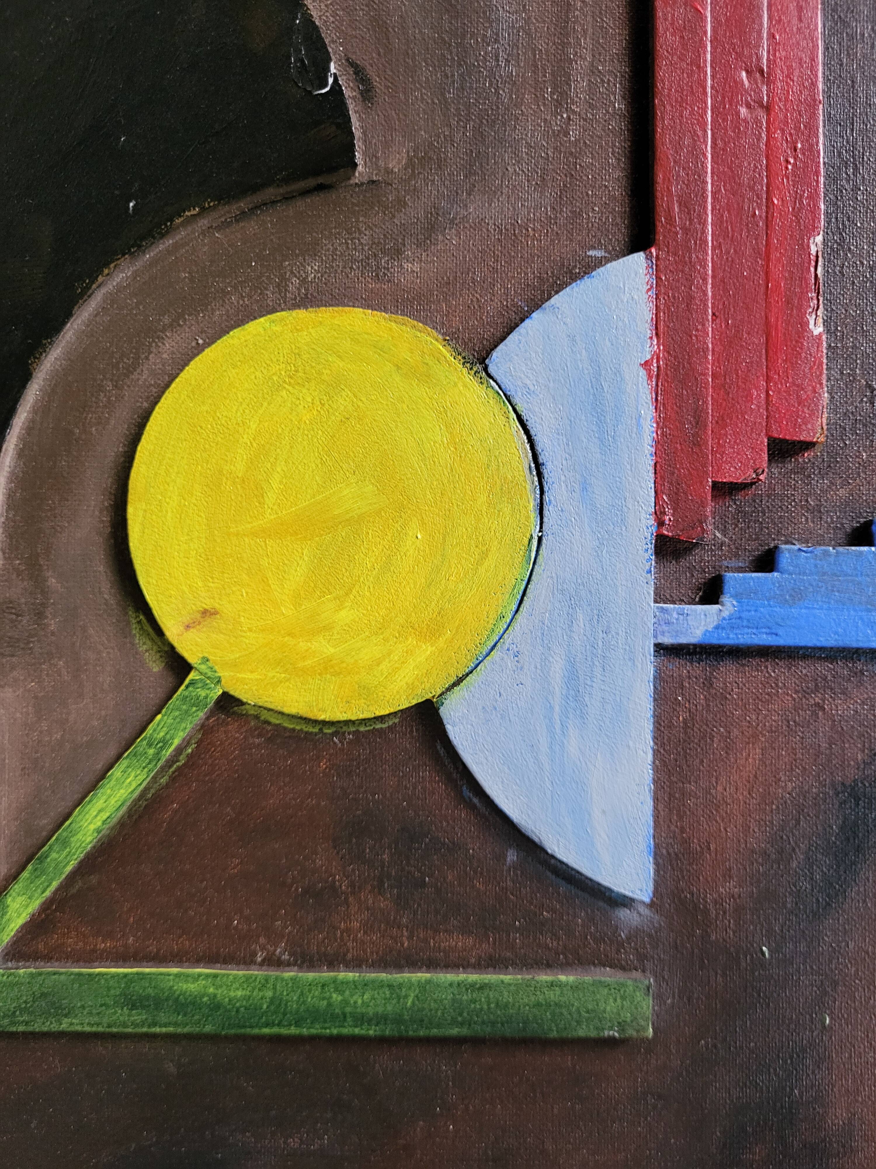 Toile abstraite de 1996