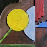 Abstract canvas from 1996