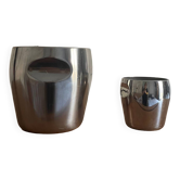 Buckets for cooling champagne and wine Alessi Alfra model 872 by Luigi Massoni and Carlo Mazerri