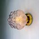 Pair of bubble glass sconces – Helena Tynell style, Germany, circa 1970s