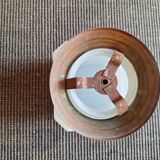 plafonnier ou lampe a poser opaline cube