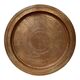 Large ancient copper tray, engraved Persia, offering scenes, vintage ethnic