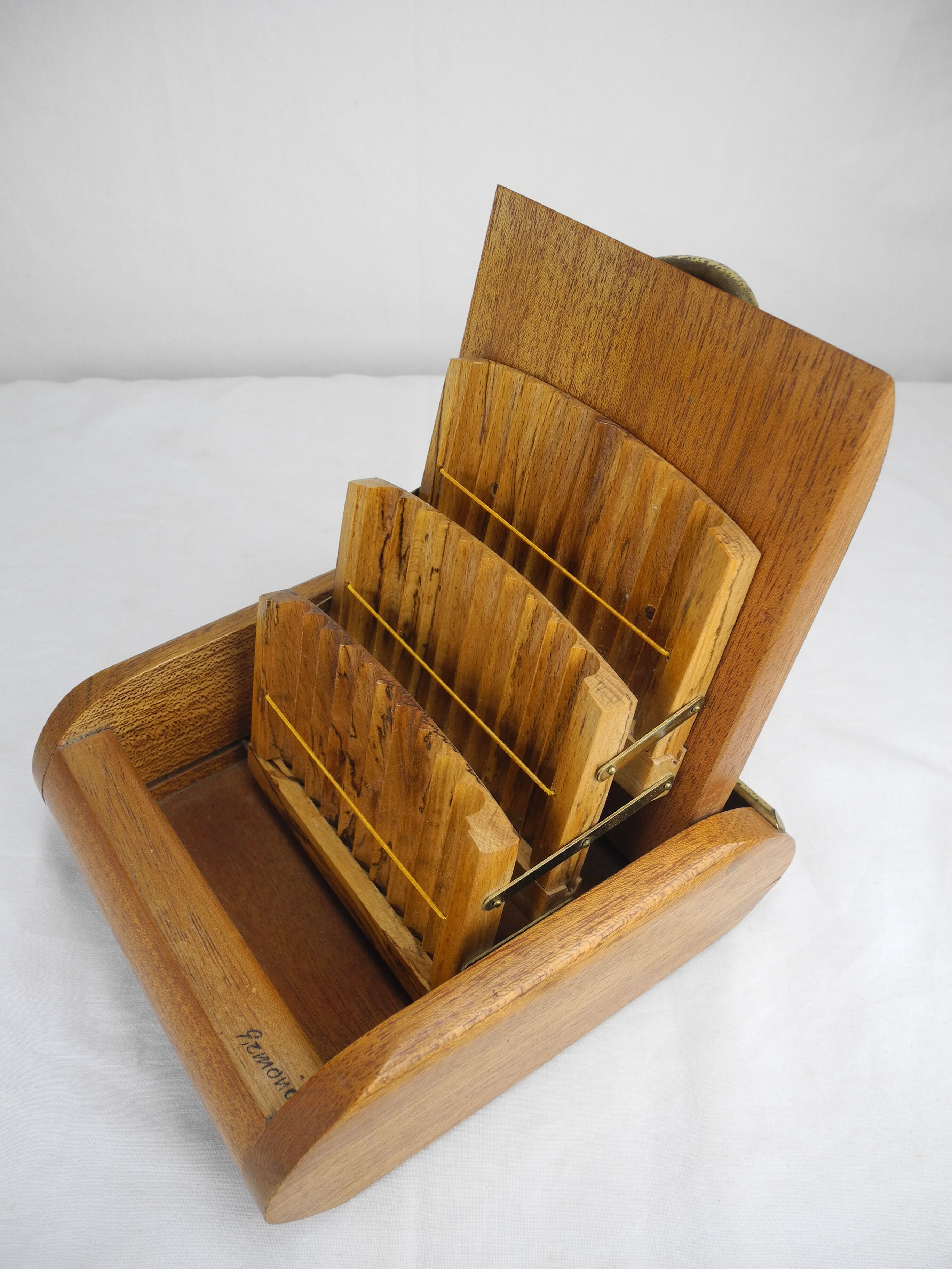 Old cigarette dispenser box popular art deco vintage