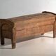Ancient primitive wooden chest – Transylvania, around 1850