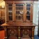 Bibliothéque de parquet style Empire en Acajou vers 1880
