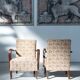 Set of Two Art Deco Armchairs – 1940s/1950s