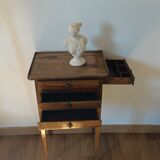 Bedside table with secret drawer
