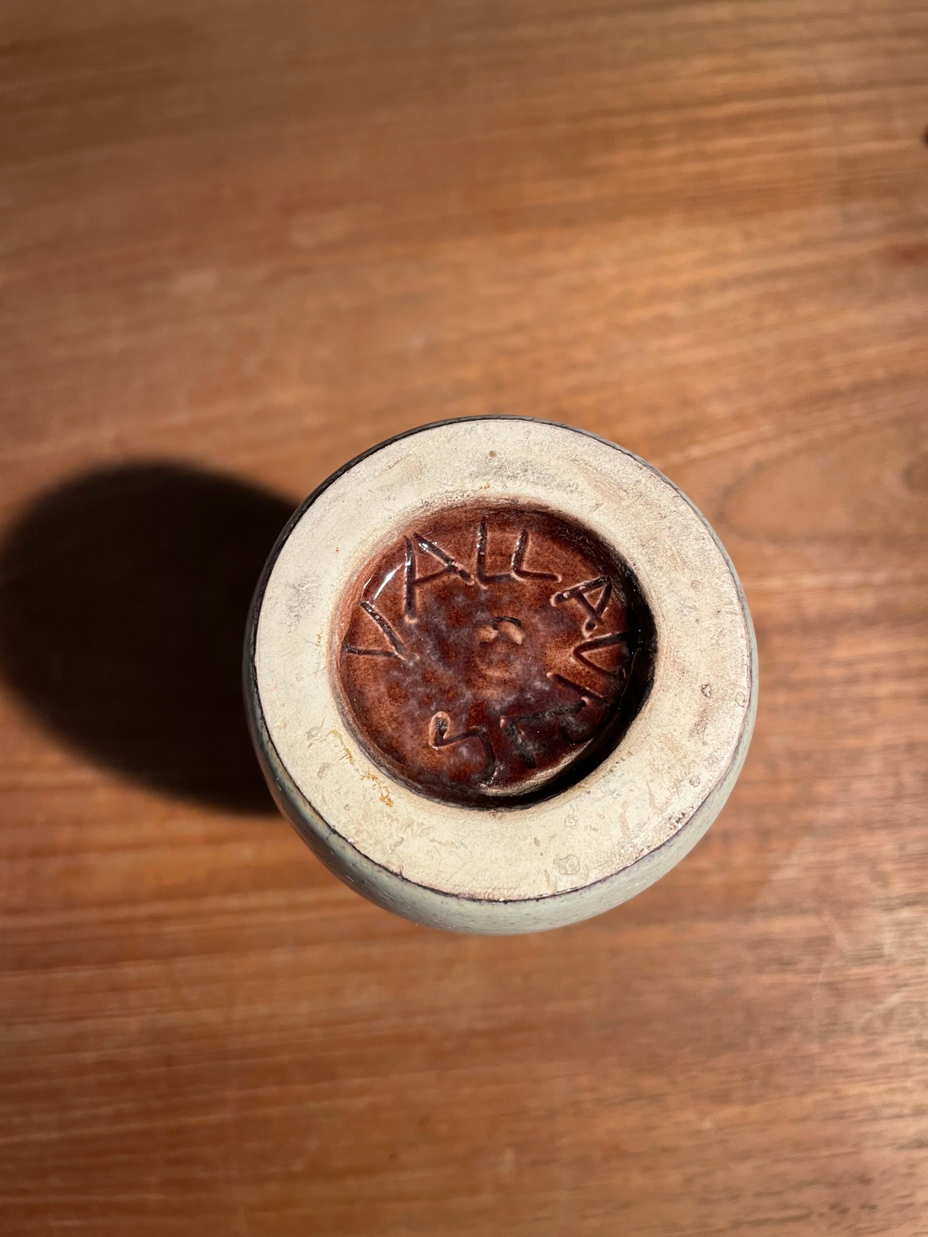 Small Vallauris vase with thin neck