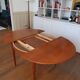 Table scandinave ronde extensible